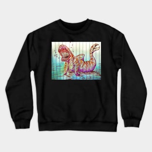 Fat Tiger Shark, Early Morning Crewneck Sweatshirt